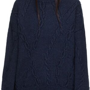 Anine Bing Cable Knit “Mike” Sweater